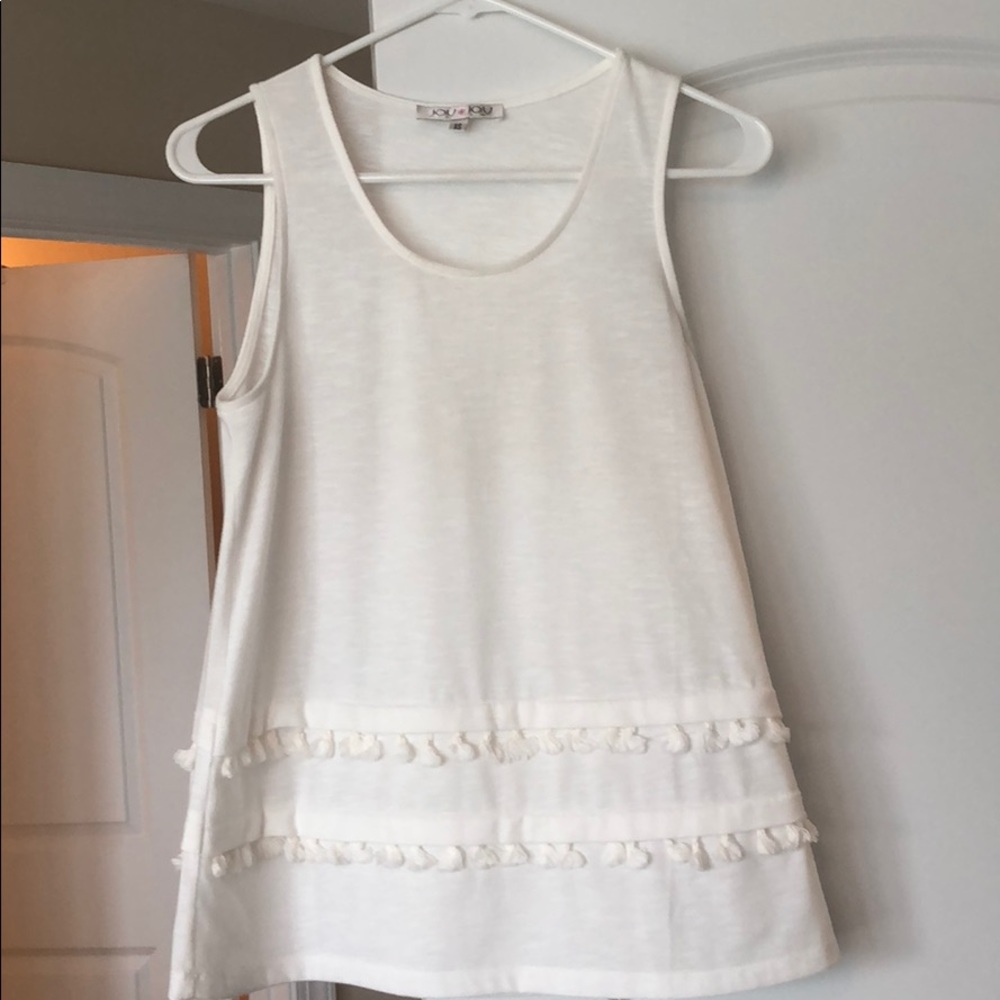 Joy Joy tassel White top